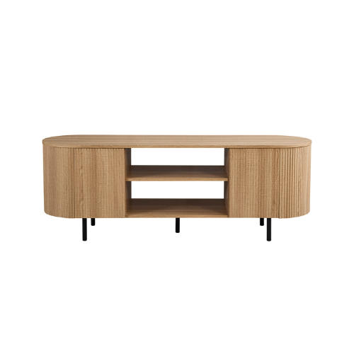 Meuble TV "LAGOS" Chêne Naturel 160CM