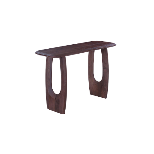 Console "BRAGA" Bois de manguier brun foncé 120CM