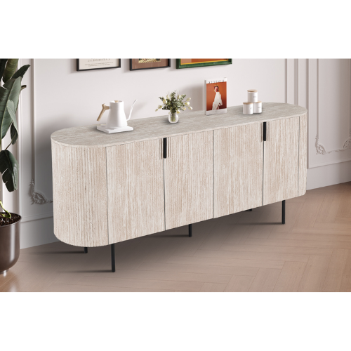 Bahut "LAGOS" Travertin beige 200CM