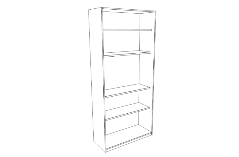 Meuble de rangement  80x40x180cm